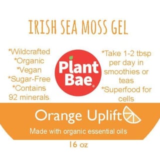 Orange Uplift Irish Sea Moss Gel - 16 oz