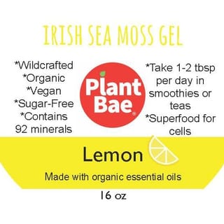 Lemon Irish Sea Moss Gel - 16 oz
